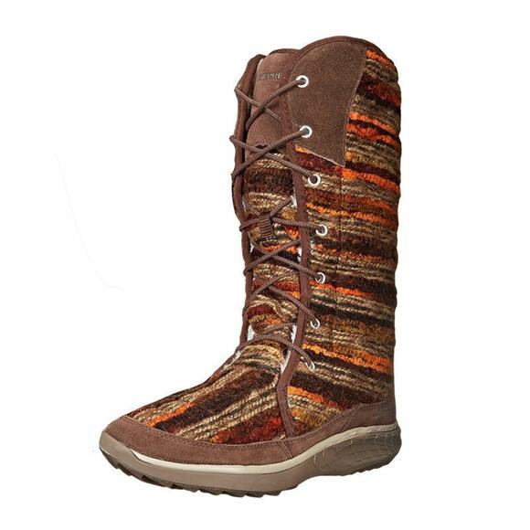 Merrell Pechora Sky Woolen Leather Warm Winter Women Boots 9.5 M - Picture 3 of 5